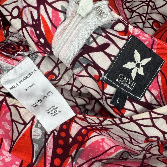 ONYII & Company Floral Sleeveless Maxi Dress - Red, Black And White Size L #189 - Picture 13 of 15